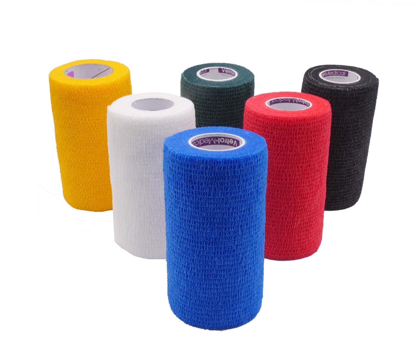 FS PW100 Bandages, pack de 18 Rouleaux de 10cm x 4.5m